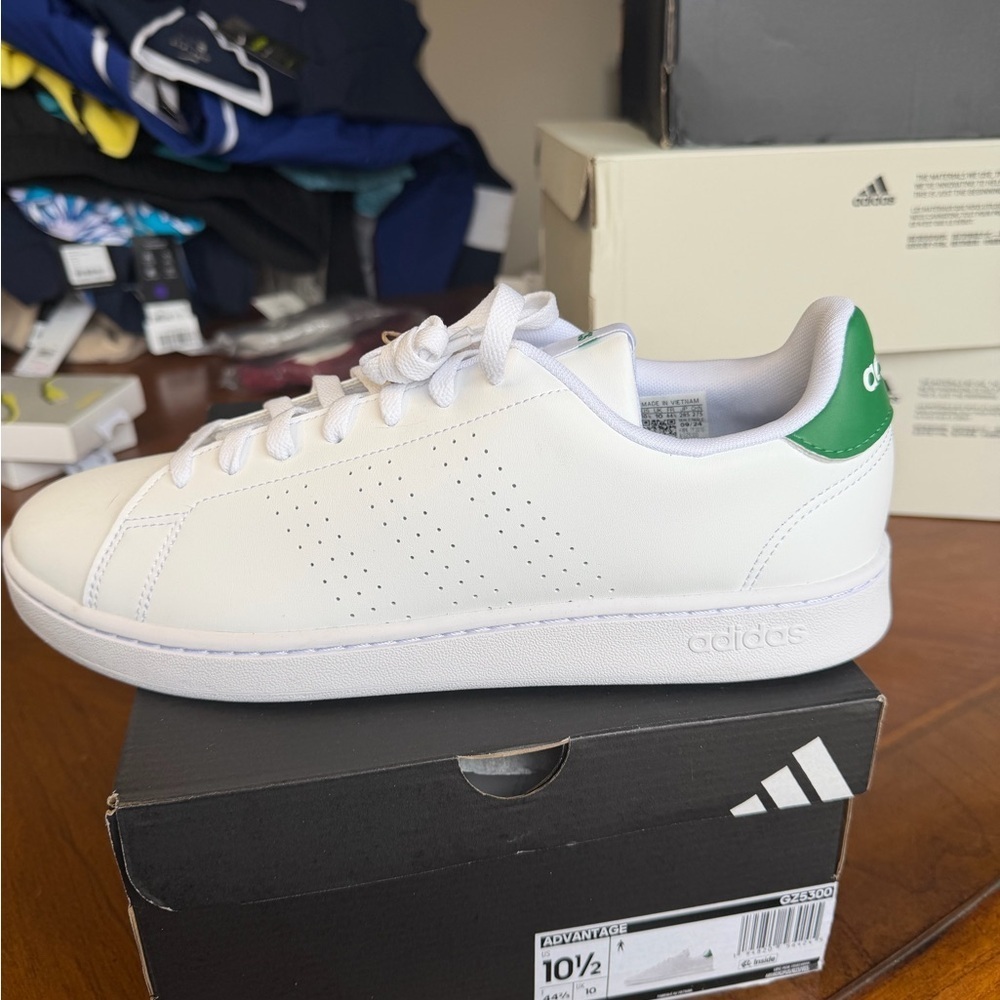 NIB Advantage Base 2.0 Green and White Men's Size 10.5 New🔥🔥 - Picture 13 of 13